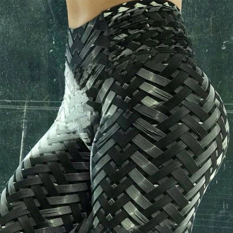 Leggings Women New Hot Sales Irenweave Leggings Weaving Printed Tie Women Fitness Leggins Workout Scrunch Booty Leggins Mujer - Michelie