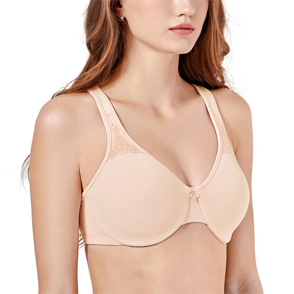 Women's Smooth Full Coverage Underwire Seamless Minimizer Bra Plus Size - Michelie