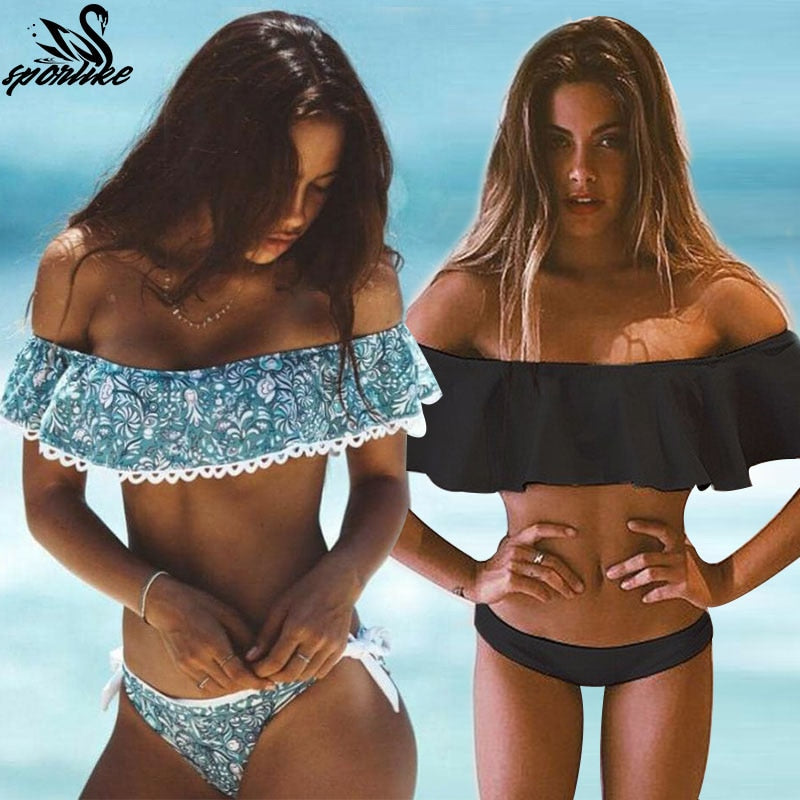 2019 Sexy Bandeau Bikinis Women Swimsuit Push Up Swimwear Brazilian Bikini Set Beach Bathing Suit Swim Wear Biquini - Michelie