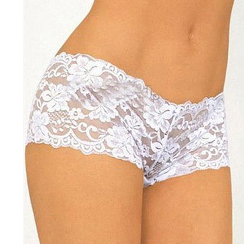 Sexy Lace Panties Women Fashion Lingerie Floral Seamless Panty Briefs Boxer Shorts Women Underwear Low Waist - Michelie